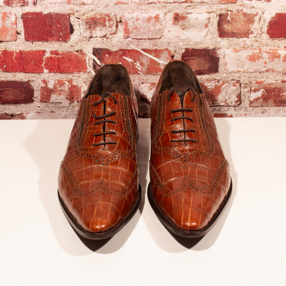 ZILLI Mens Alligator shoes